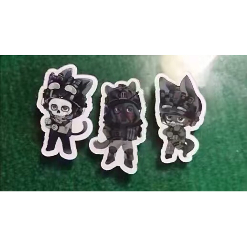 Móc khoá điện thoại và pin cài Ghost, Keegan, konig [ Call Of Duty ]