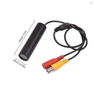 Hilivn) Camera quan sát Mini 1080P Camera an ninh có dây Camera giám sát trong nhà Ống kính 3.6mm Góc rộng 2MP cho DVR giám sát tương tự có giá đỡ gắn tường, hệ thống PAL