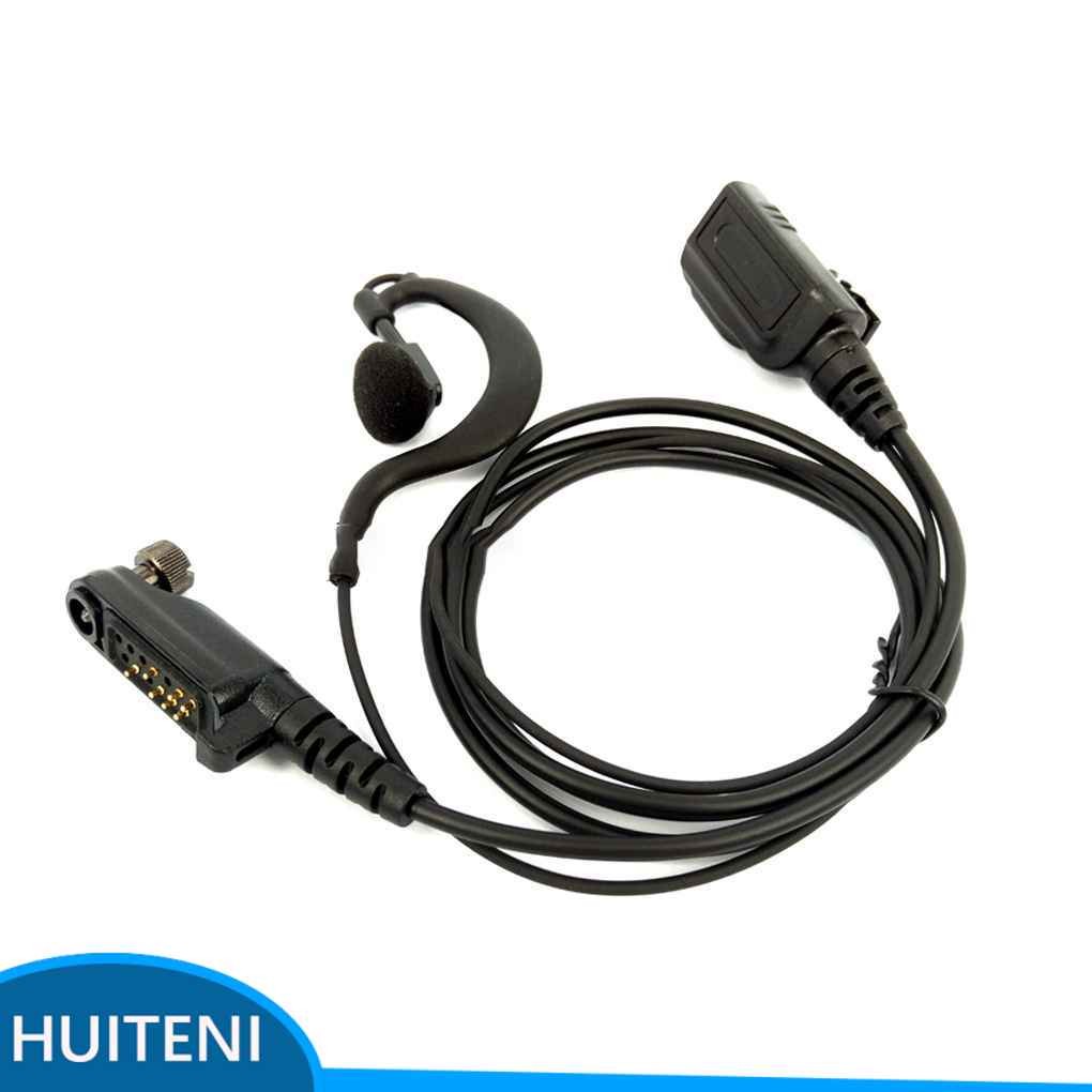 Walkie Talkie Tai nghe một tai Tai nghe PU Tai nghe thay thế Cáp vô ...