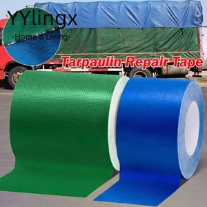 Băng sửa chữa bạt YYLINGX, Băng vải chống mưa chống nước chống rách, Sửa chữa lều mái hiên Độ bám dính mạnh Miếng dán sửa chữa lều màu xanh lá cây