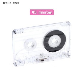 Trailblazer Tiêu Chuẩn Cassette Màu Trống Máy Nghe Nhạc Với 45 / 60 / 90 Phút Băng Âm Thanh Từ Tính Trong Suốt Hộp Bảo Quản Để Nói Âm Nhạc Ghi Âm Mới