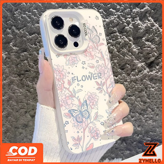 Ốp Lưng Cho OPPO Reno 15F Reno 14F Reno 13F Reno12 F Reno 12 Reno11 F 5G Reno 10 Pro Reno 8T Reno 8Z Reno 7Z Reno 8 Hoa Bướm Dây Chống Sốc TPU P