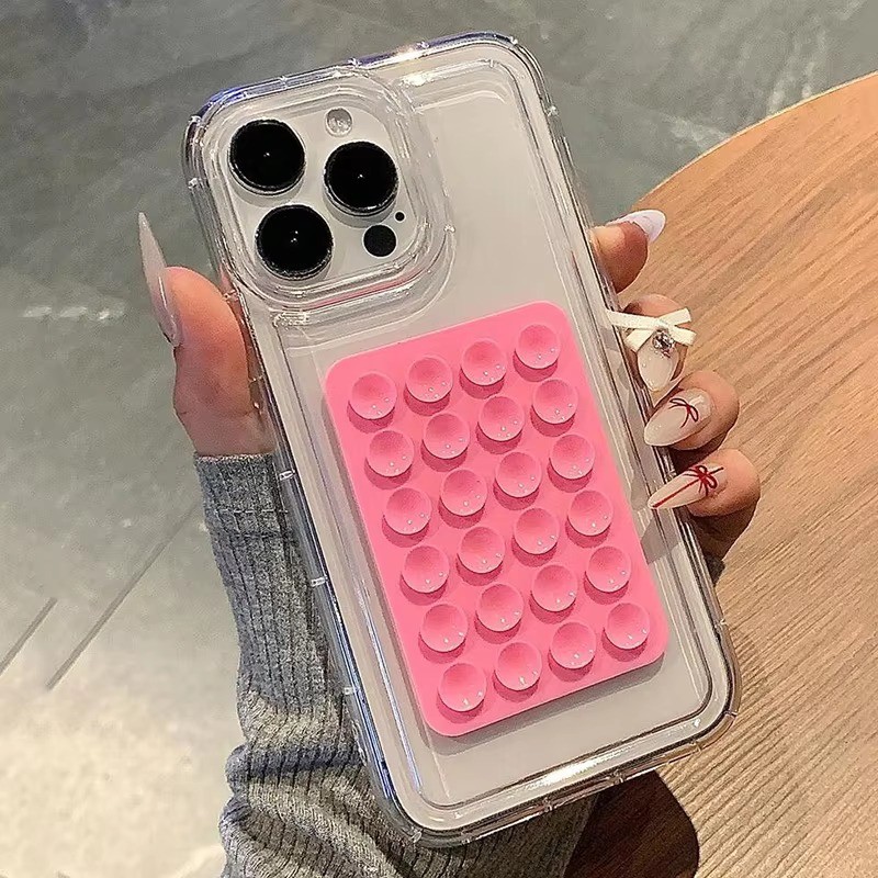 Ốp Điện Thoại Cho iPhone 16 15 14 Pro Max 11 12 13 Pro 7 8 Plus XR X XS SE2 3D Hút Trong Suốt Chống Sốc