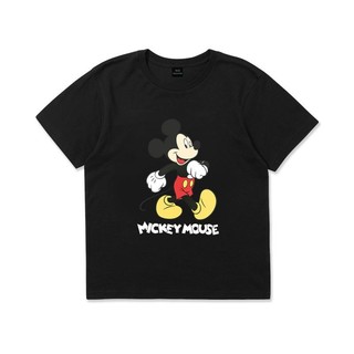 2025 Trẻ Em Chuột Mickey Tay Ngắn Áo Thun Mùa Hè Hoạt Hình Tập Đi Tee Trang Phục Mới