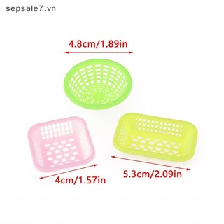 [-d] 10 Cái 1: 12 Nhà búp bê Giỏ đựng đồ thu nhỏ Giặt rau quả Giỏ đựng thức ăn trái cây Trang trí nhà bếp Phụ kiện nhà búp bê {vn}