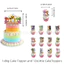 ST2 Sprunki chủ đề tiệc sinh nhật biểu ngữ bong bóng trang trí Caketopper Sắp xếp Tiếp liệu TS2
