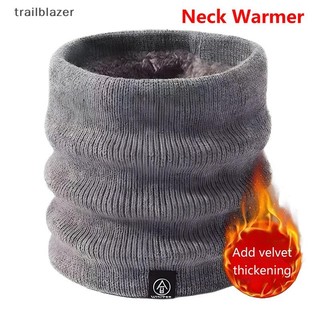 Trailblazer Khăn Dệt Kim Mùa Đông Ấm Áp Snood Khăn Chắc Chắn Làm Dày Lông Len Cổ Ấm Unisex Nam Cổ Khăn Vòng Nữ Chui Đầu Khăn Mới