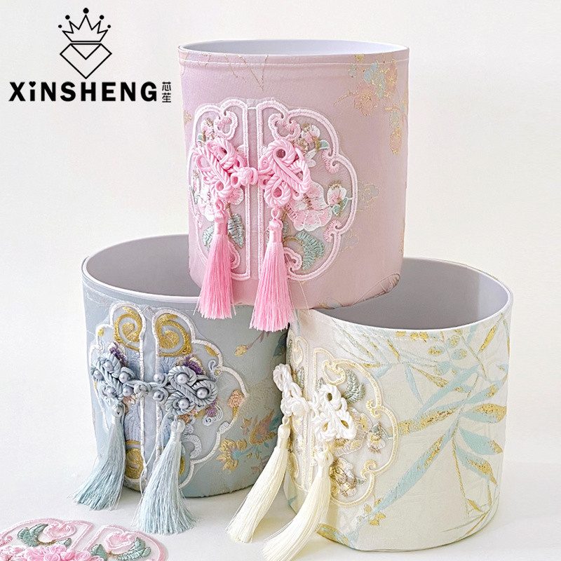 Xinyunjin Thêu Vải Dán Hoa Phong Cách Trung Quốc Cổ Phụ Kiện Handmade diy Hoa Quà Tặng Vật Liệu Đóng Gói Hơn nữa