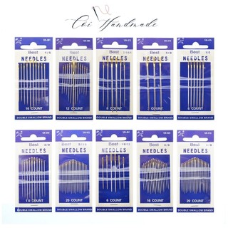Vỉ Kim Thêu Nhiều Kích Cỡ, Nhiều Set Kim Đa Năng, Tiện Lợi