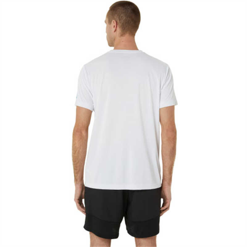 Mới Nam Dáng Rộng Cổ Tròn 100% Cotton Cao Cấp Cổ Tròn Áo Thun Quần Vợt Quần Thấm Hút Mồ Hôi Thể Thao Tay Ngắn