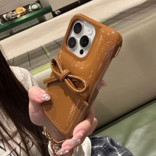 Hộp đựng xà phòng sang trọng Vỏ điện thoại nơ âm thanh nổi cho iPhone16 15 14 13 12 Pro Max Bảo vệ Camera chống sốc Vỏ mềm chống rơi