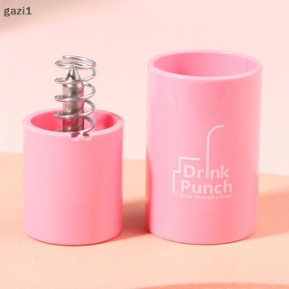[gazi1] 1 Dụng Cụ Mở Chai Uống Qua Ống Hút Uống Đục Lỗ Bình Nước Máy Làm Nước ép Nắp Nước Giải Khát Dụng Cụ Mở Lỗ Cho Ống Hút Boutique