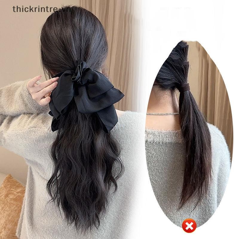 THI Tổng Hợp Dài Xoăn Tóc Nơ Tóc Tự Nhiên Tóc Lông Tơ Tóc Giả Phần Mở Rộng Tóc Giả Cho Nữ VN