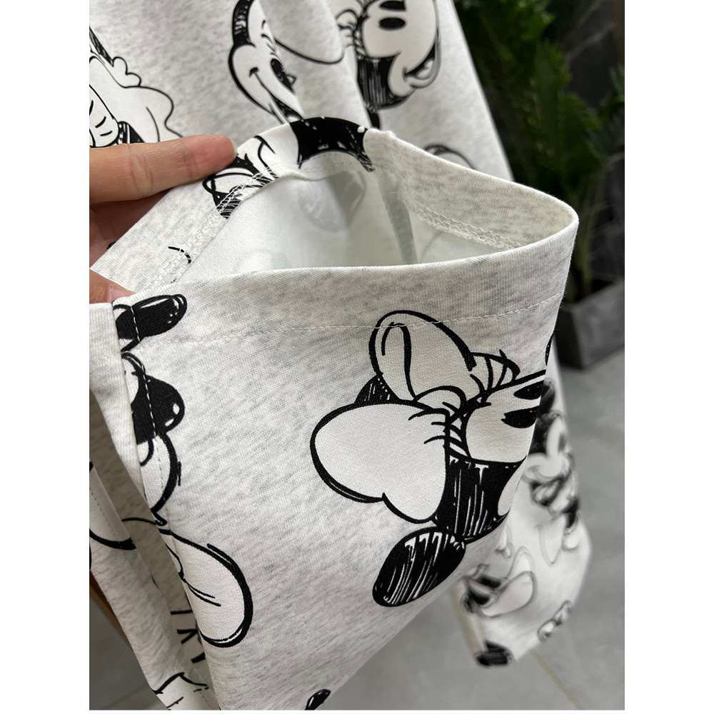 Cực Lớn Kích Thước 150kg Rời Mickey In Hình Quần Nữ Phong Cách Mới Xuân Thu Quần