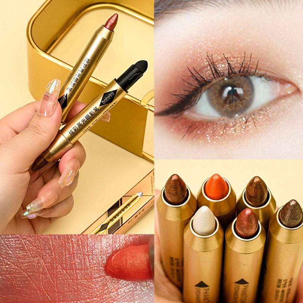 Bobeni Fantasy Color Highlight Eyeshadow Pencil Double-head Sweat Phấn mắt chống thấm nước D2w3