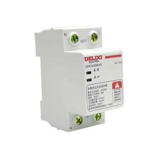 Delixi Tự Phản Hồi Bảo Vệ Áp Lực Quá Chiều 40A50A 63A Tự Động Đặt Lại Gia Đình Ngắt Mạch Mở 220V