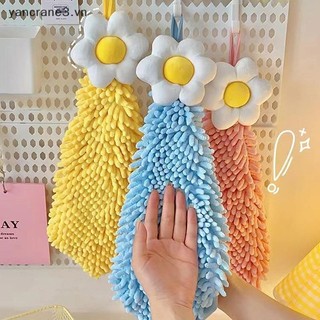{YAN3} Khăn tay khô nhanh cho phòng tắm nhà bếp Khăn lau bát đĩa thấm dày Loại hoa chống nắng lớn Kết cấu lưới {yancrane3.vn}
