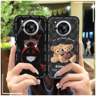 Ốp Điện Thoại Chống Bụi Bẩn Bảo Vệ Cho Sharp Aquos R7 / SH-52C Thiết Kế Thời Trang Vỏ Điện Thoại Di Động Silicon Bền Bảo Vệ Điện Thoại Ốp Lưng TPU Chống Va Đập Chống Bụi Full Bọc