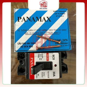 Cầu Dao PANAMAX CB Cóc Tự Động Ngắt 10A–40A – Aptomat Bảo Vệ Quá Dòng, Công Tắc An Toàn