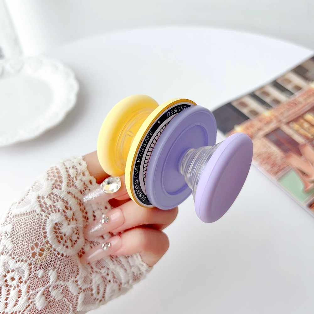 Kẹo Nối Màu Giá Đỡ Từ Tính Cho Vỏ Điện Thoại Túi Khí Kéo Dài Hấp Phụ Mạnh Giá Đỡ Từ Tính