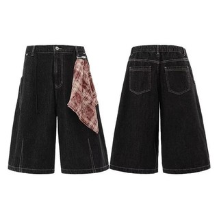 GKSSS Quần short denim mới phong cách đường phố cổ điển kiểu Mỹ thiết kế phong cách trung tính chất lượng cao