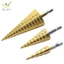Bộ mũi khoan hình nón bước bằng thép HSS cỡ lớn Máy cắt lỗ 4-12 / 20 / 32mm VN