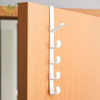[MAO] Túi đựng móc cửa năm đoạn Khăn quấn tóc Dây buộc tóc Giá đỡ liền mạch tại nhà Phòng ngủ Tổ chức lưu trữ Nhựa Màu Nguyên chất Giá VN