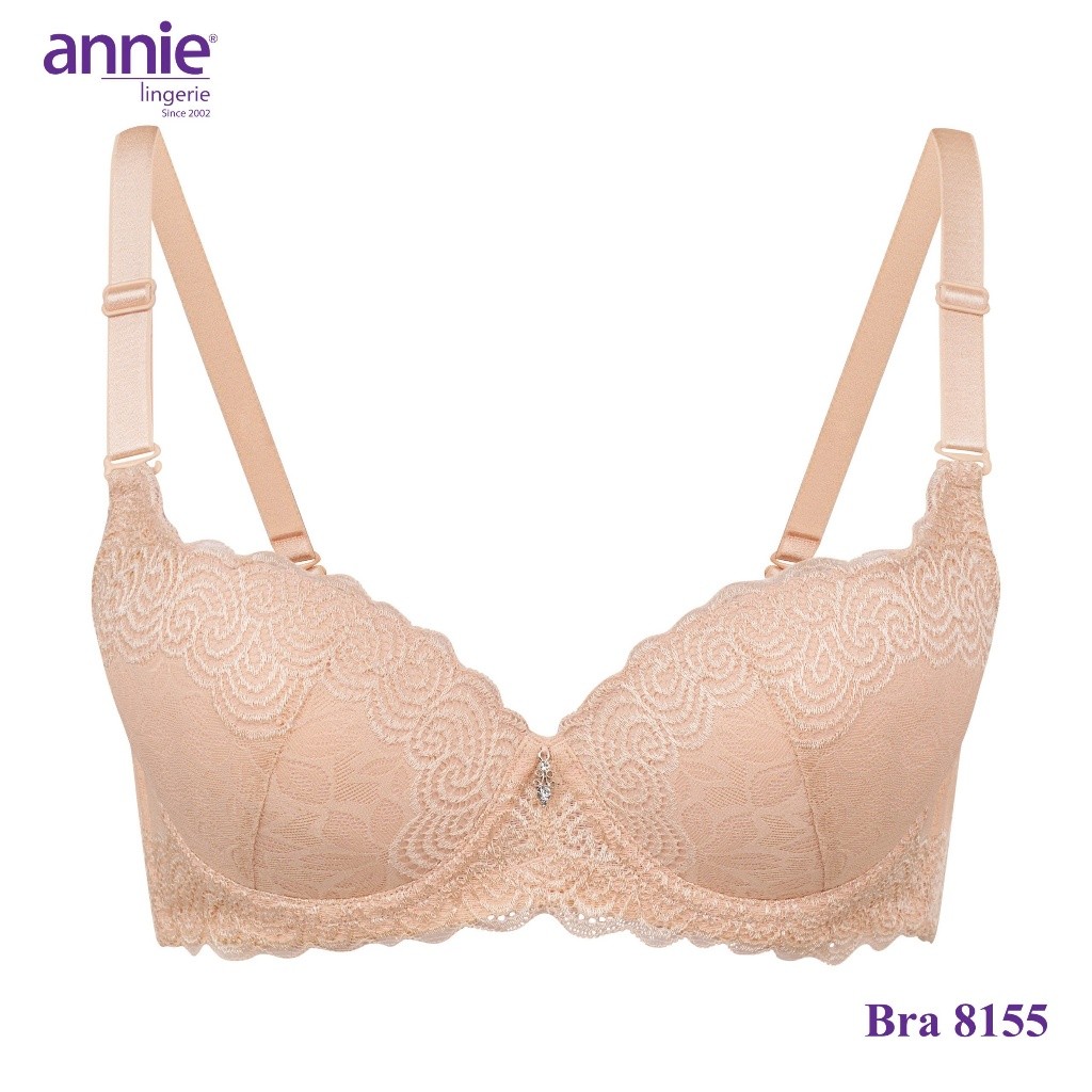 Áo ngực ren mouse vừa định hình cao cấp annie Bra 8155 mút mỏng vừa thoải mái cả ngày