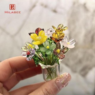 Bình Thủy Tinh Nhỏ Sắp Xếp Hoa Hộp Đựng Trang Trí Sưu Tập Trang Trí Ấm Hoa Thanh Lịch Cho Bàn Gia Đình Trung Tâm