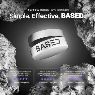 Base Black Hair Clay Moderate Styling Moderate Gloss Simple Natural Effective Fragrance Styling Hair Clay 90ml