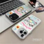 ibumpers Ốp Điện Thoại iPhone Cặp Đôi Du Lịch Dễ Thương Họa Tiết Mèo Cho IPhone 16 15 14 12 13 11 Pro Max IP 7 8 Plus X XS XR Ốp Lưng IMD Cứng Và Nhẵn
