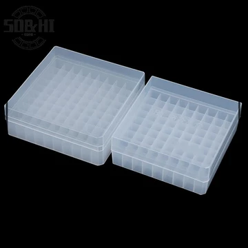 [SD& HI] Hộp đựng ống nghiệm bằng nhựa Hộp đựng ống ly tâm có nắp ống ly tâm Hỗ trợ đồ dùng phòng thí nghiệm (vn)