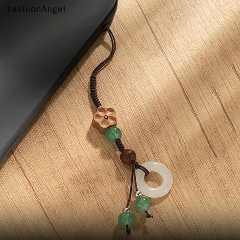 FashionAngel Phong Cách Vintage Giả Ngọc Đính Hạt Mặt Dây Điện Thoại Di Động Dây Buộc Cho Nữ Trang Trí Quà Tặng VN
