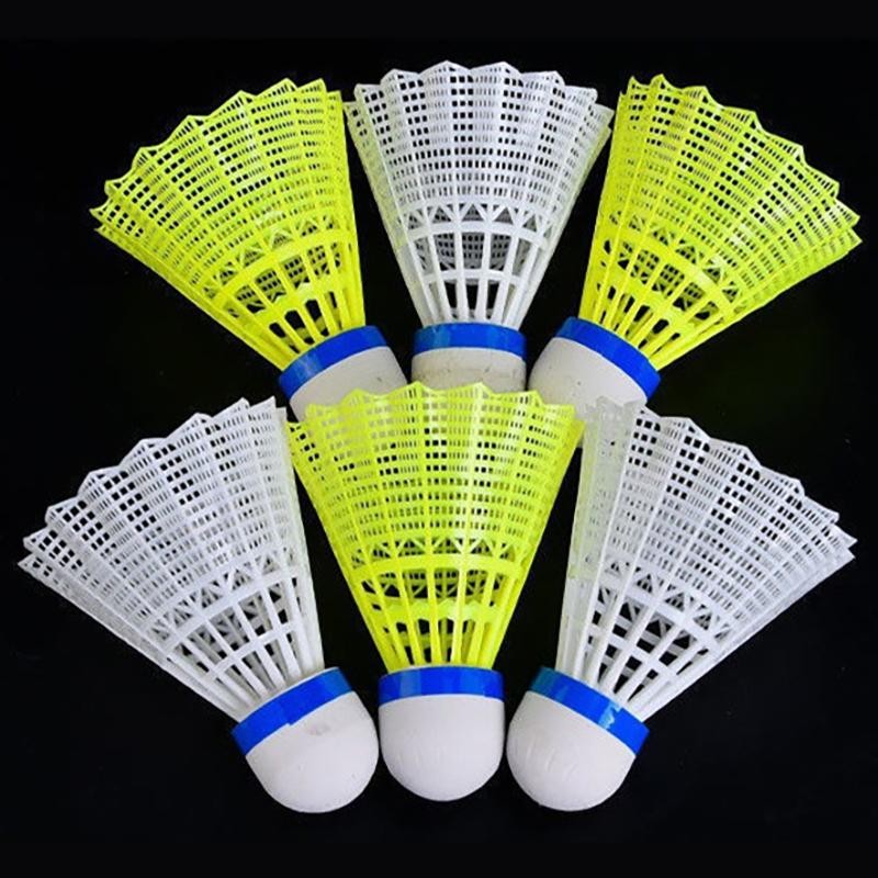 TMOY 1 CÁI Cầu Lông Nhựa Cầu Lông Vàng Trắng Học Sinh Nylon Cầu Lông TCM
