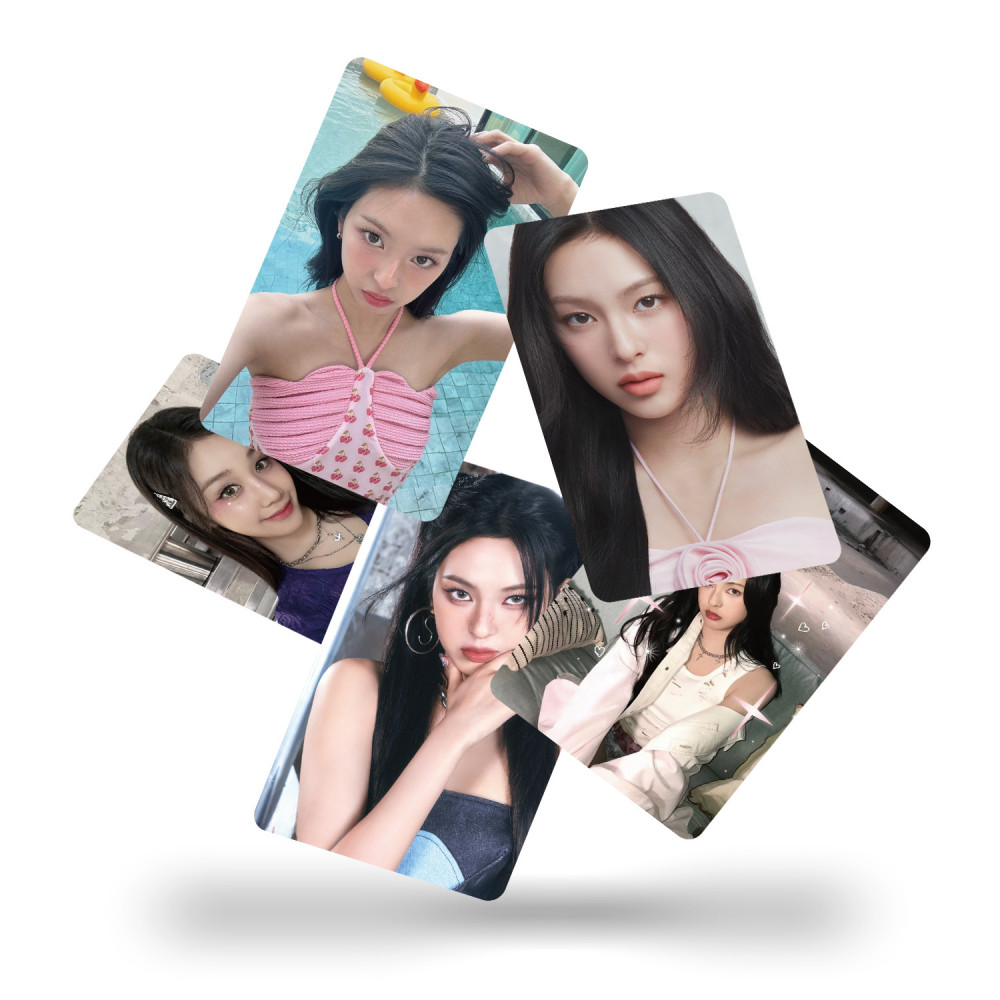 LINXX 55 Chiếc BABYMONSTER Nhóm Lomo Cards K-pop Girl Group Holographic Selfie Photo Collectible Fan Merchandise 3 inch Mini Thẻ Laser Bộ Quà Tặng