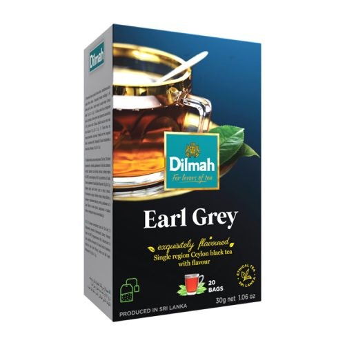 Trà Bá Tước Dilmah Earl Grey Tea Hộp 30G (20 Túi Lọc), Hương Vị Tinh Tế, Đẳng Cấp Quý Tộc