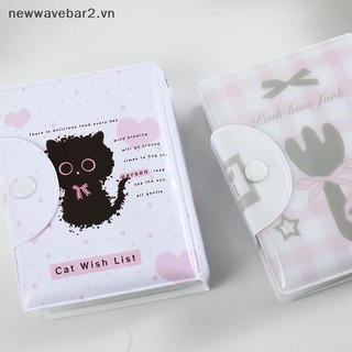 [Mới] Album Ảnh 3 Inch 32 Túi Black Fork Style ID Kpop Idol Hộp Đựng Thẻ Ảnh Bộ Sưu Tập Sách.