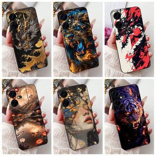 Dành Cho Tecno Pova Neo 3 LH6n / Pova Neo LE6h Mới Cool Dragon Vỏ Điện Thoại PovaNeo Neo3 Silicon Mềm TPU