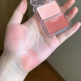 NUKKA Đĩa Blush Ánh Sáng Nước Nổi Bật Đường Viền Tự Nhiên Ba Chiều Mở Rộng Màu Sắc Làm Sáng Da Trong Suốt Kem Blush Mặt Hai Màu