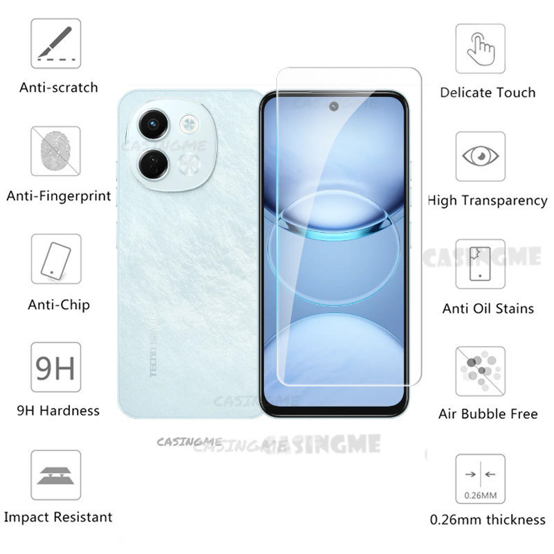 Tecno Spark 30 5G 2024 kính cường lực full màn, kính camera cho Spark 30C/30 4G/5G