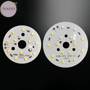 Tpxckz 2 Chiếc DC12V Đèn Hạt Bóng Đèn Led 3W 5W 7W Bảng Đèn Độ Sáng Cho Bóng Đèn Led Tròn Chip Bóng Đèn Led Downlight VN