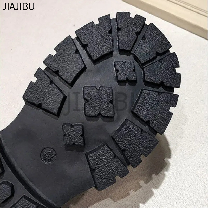 Giày Da Nhỏ Mũi Tròn Chống Trượt Phong Cách Anh Có Gót Dày Giày Lười Slip-on Giày Đi Học Màu Đen Giày Trẻ Em Thời Trang Korean Fashion Metal Buckle Platform Mary Jane Shoes Cute Girls Lace-up Cosplay Doll Shoes Giày Lolita Đế Mềm Phong Cách Retro Nhật Bản