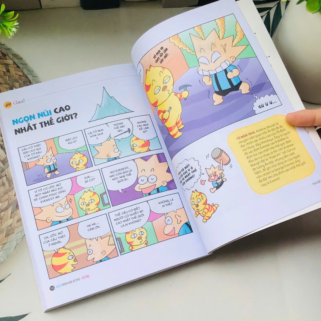 Ảnh Sách thiếu nhi Quiz! Khoa học kì thú Tủ sách bổ trợ kiến thức nhà trường 3