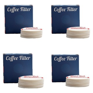 Pack Of 100 Filter Papers for Coffee Machine Handle Home  Accessories