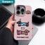 ibumpers Ốp Lưng iPhone Dễ Thương Hoạt Hình Con Chó Họa Tiết Da Hồng Ốp Điện Thoại Dày Dặn Silicon Mềm Chống Sốc Chống Bẩn Cho Iphone 16 15 14 12 13 11 Pro Max IP 7 8 Plus X XS XR