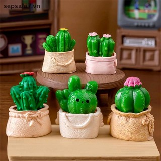 [-d] 1Pc Thu Nhỏ Xương Rồng Trang Trí Nhà Búp Bê Micro Trang Trí Phong Cảnh Nhà Búp Bê Thu Nhỏ {vn}