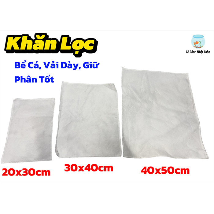 Khăn Lọc Siêu Mịn, Thảm Lọc Cho Bể Cá Cảnh