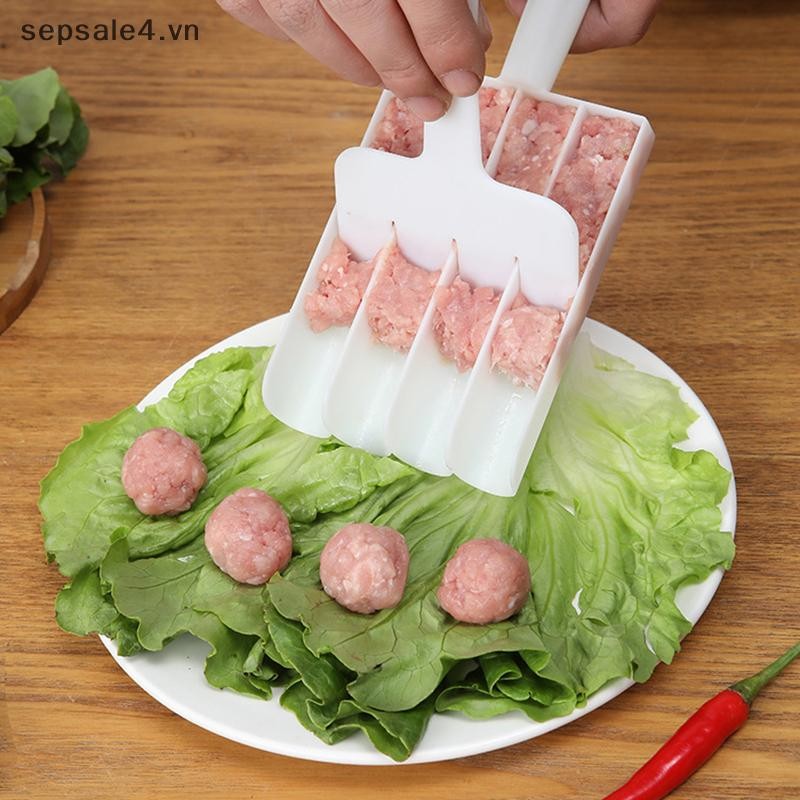 B&N  Bộ Dụng Cụ Làm Thịt Viên Nhà Bếp Cá Chiên Nướng Thịt Quả Bóng Làm Khuôn Thìa Dụng Cụ Thịt Nướng Lẩu Đậu Củ Cải Tiện Ích Nhà Bếp.