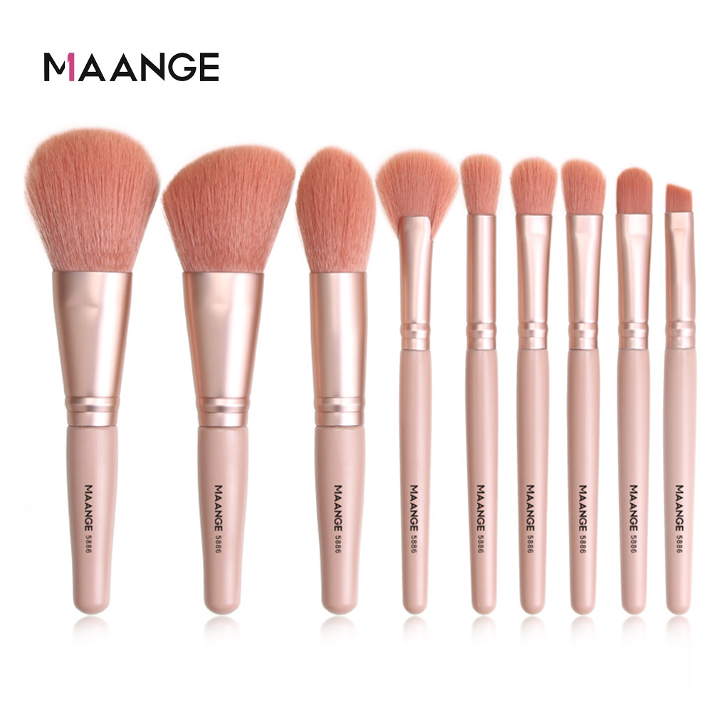 Ảnh MAANGE Bộ 9 Cọ Makeup Chuyên Nghiệp Kèm Bao Đựng 5886 1