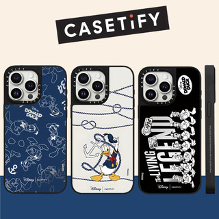 Donald Duck Glass Hard Phone cho iPhone 17 Pro Max 16 Plus 15 14 13 12 11 Ốp lưng bọc hoàn toàn Vỏ Acrylic phía sau chống sốc